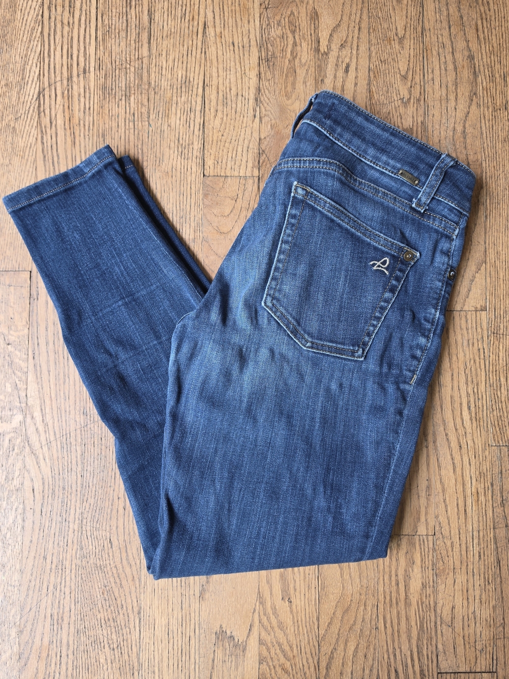 DL1961 Smart Denim Florence Dark Blue Skinny Jeans Size 25